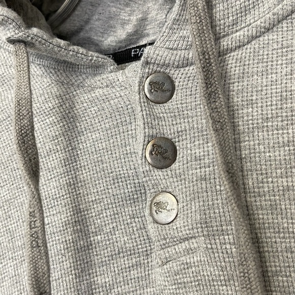 PARASUCO MENS PULLOVER GRAY HOODIE - Picture 4 of 8